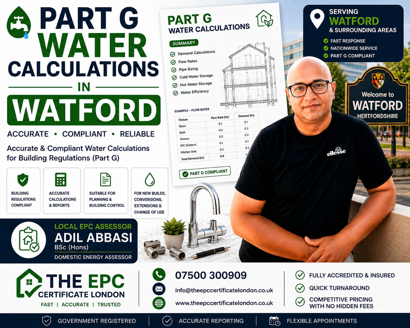 Part G Water Calculations Watford