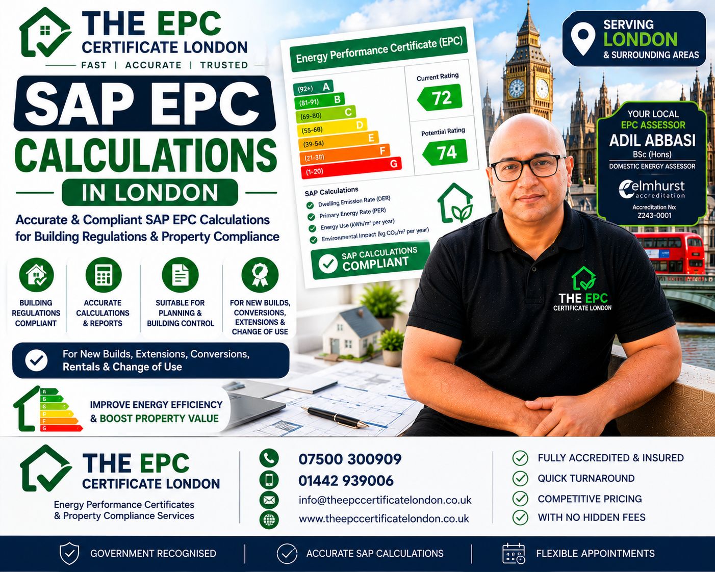 SAP EPC Calculations London
